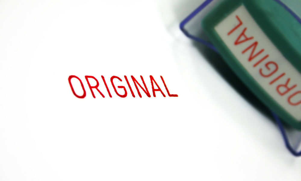 Kopie oder Original