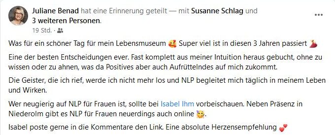 Feedback-Facebook-Juliane-NLP